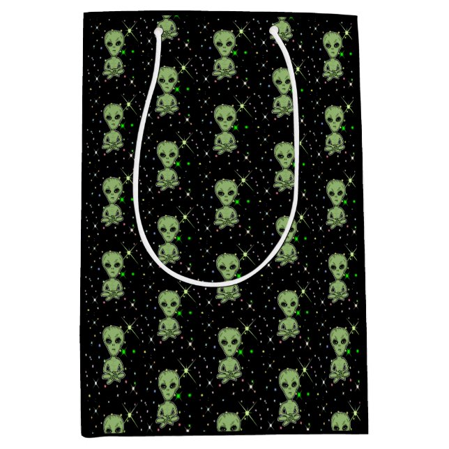 Bolsa De Regalo Mediana Extranjeros, OVNIS, Ufología (Anverso)