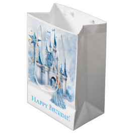 Bolsa De Regalo Mediana Fairy Tale Princess Castle Chica Cumpleaños