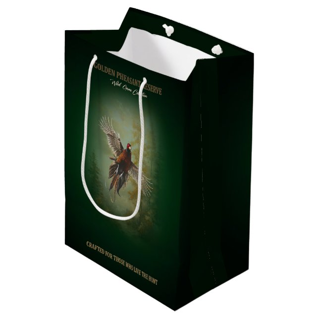 Bolsa De Regalo Mediana Faisán, Caza Real (Angulo Anverso)