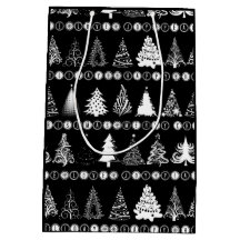 Fancy Christmas Tree Gift Bag