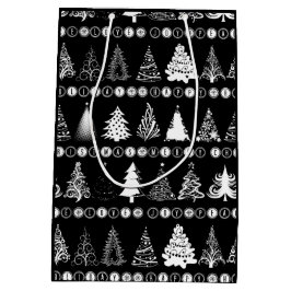 Bolsa De Regalo Mediana Fancy Christmas Tree Gift Bag