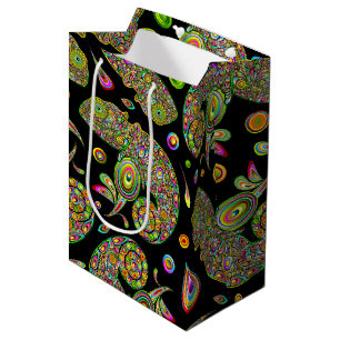 Bolsa De Regalo Mediana Fantasía psicodélica de Chameleon