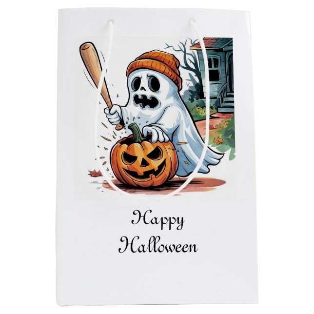 Bolsa De Regalo Mediana Fantasma (Anverso)