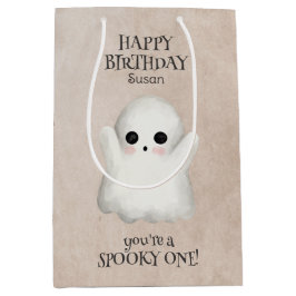 Bolsa De Regalo Mediana Fantasma Un fantasma Kawaii Cumpleaños