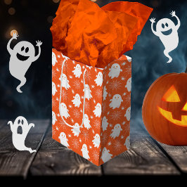 Bolsa De Regalo Mediana Fantasmas de corte | Arañas | Halloween de Spider 