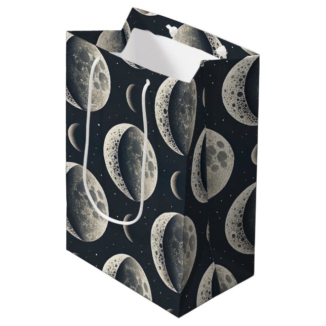 Bolsa De Regalo Mediana Fase Lunar Celestial (1) (Angulo Anverso)