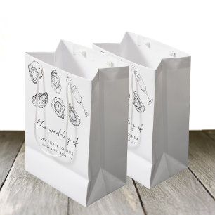 Bolsa De Regalo Mediana Favor de la Boda asada con Champán y Ostras de man