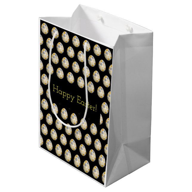 Bolsa De Regalo Mediana Felices Huevos de Pascua con estilo (Angulo reverso)