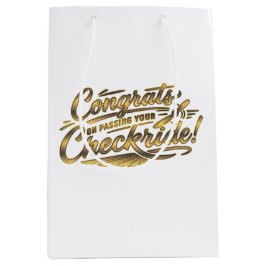 Bolsa De Regalo Mediana Felicidades por pasar tu checkride!