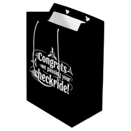Bolsa De Regalo Mediana ¡Felicidades por pasar tu checkride!
