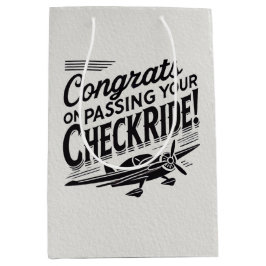 Bolsa De Regalo Mediana ¡Felicidades por pasar tu chequera!