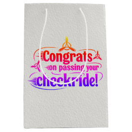 Bolsa De Regalo Mediana ¡Felicidades por pasar tu chequera!