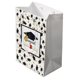 Bolsa De Regalo Mediana Felicidades por tu graduación