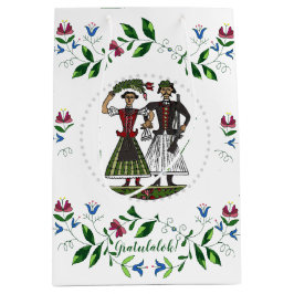 Bolsa De Regalo Mediana ¡Felicitaciones a la pareja Boda húngara!