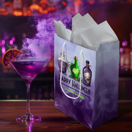 Bolsa De Regalo Mediana Feliz aniversario de Halloween