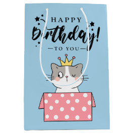 Bolsa De Regalo Mediana Feliz cumpleaños