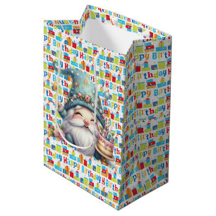 Bolsa De Regalo Mediana Feliz Cumpleaños