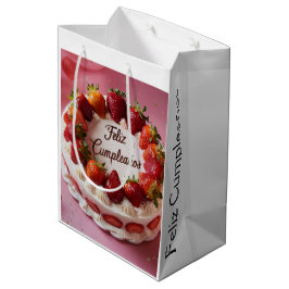Bolsa De Regalo Mediana Feliz cumpleaños