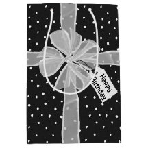 Feliz cumpleaños con puntos de polka