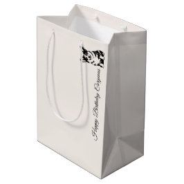 Bolsa De Regalo Mediana 'Feliz Cumpleaños Corgeous' Amantes de Corgi Padre