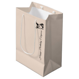 Bolsa De Regalo Mediana 'Feliz Cumpleaños Corgeous' Amantes de Corgi Proge