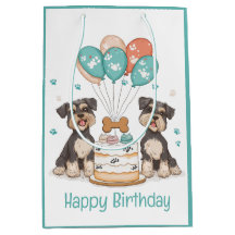 Feliz cumpleaños Schnauzer Dogs