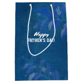 Bolsa De Regalo Mediana Feliz Día del Padre. Nombre personalizado