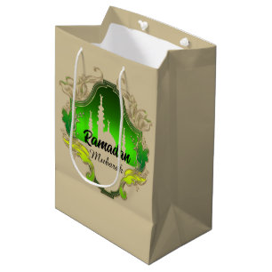 Bolsa De Regalo Mediana Feliz Ramadán Mubarak Kareem 2024