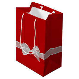 Bolsa De Regalo Mediana Feliz retiro en rojo