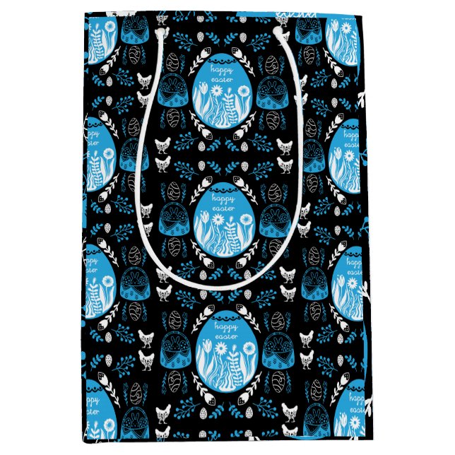 Bolsa De Regalo Mediana Festividad de abril de Pascua (Anverso)