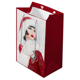 Bolsa De Regalo Mediana Festividad de arte deco retro vintage