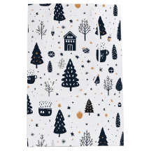 Festividad de los Navidades mínimos modernos negro