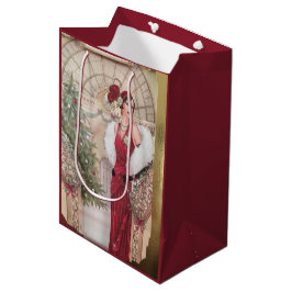 Bolsa De Regalo Mediana Festividad de Navidades de Art Decó
