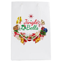 Bolsa De Regalo Mediana Festividades de Jingle Bells