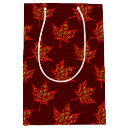 Bolsa De Regalo Mediana Fiery Leaf