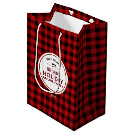 Bolsa De Regalo Mediana Fiesta anual de feriado de maderas rusas de búfalo
