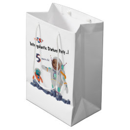 Bolsa De Regalo Mediana Fiesta de cohetes astronautas intergalácticos