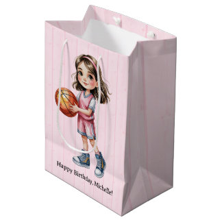 Bolsa De Regalo Mediana Fiesta de cumpleaños por Chica