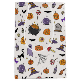 Bolsa De Regalo Mediana Fiesta de Halloween