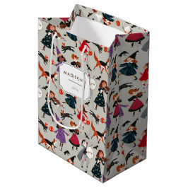 Bolsa De Regalo Mediana fiesta de Halloween para niños
