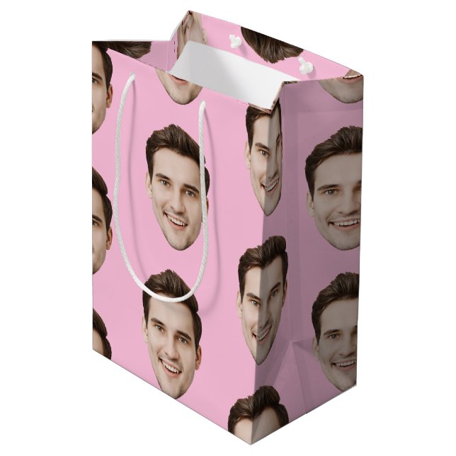 Bolsa De Regalo Mediana Fiesta de la boda de cumpleaños personalizada por  (Angulo reverso)