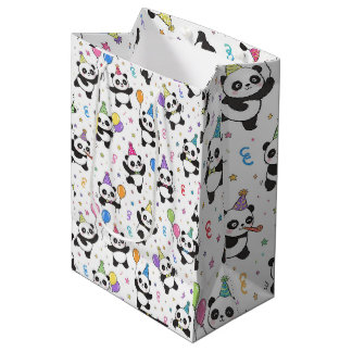 Bolsa De Regalo Mediana Fiesta de Panda