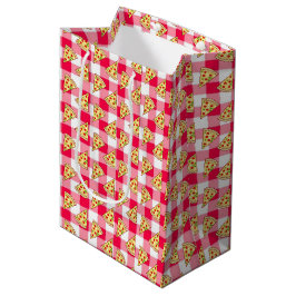 Bolsa De Regalo Mediana Fiesta de Pizza Cumpleaños Infantil