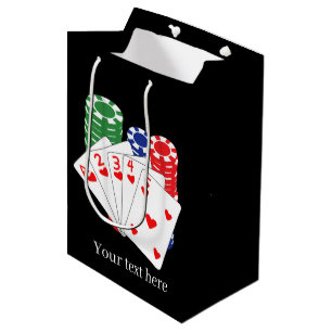 Bolsa De Regalo Mediana fiesta de tarjetas de póquer cool Casino