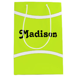 Bolsa De Regalo Mediana Fiesta de tenis Personalizado de tenis Nombre del