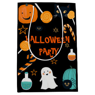 Bolsa De Regalo Mediana Fiesta divertida de Halloween