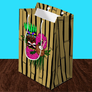 Bolsa De Regalo Mediana Fiesta hawaiano de Luau
