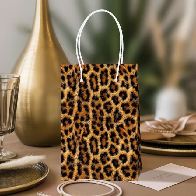 Bolsa De Regalo Mediana Fiesta Safari Estampado de Leopardo ID1153 (Subido por el creador)