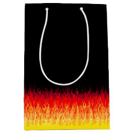 Bolsa De Regalo Mediana Flamas Red Hot Rod