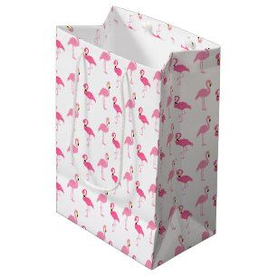 Bolsa De Regalo Mediana Flamencos rosados lindos